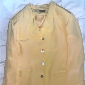 vintage baby yellow blazer